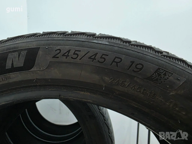 4бр зимни гуми 245/45/19 MICHELIN L05707, снимка 6 - Гуми и джанти - 54638126