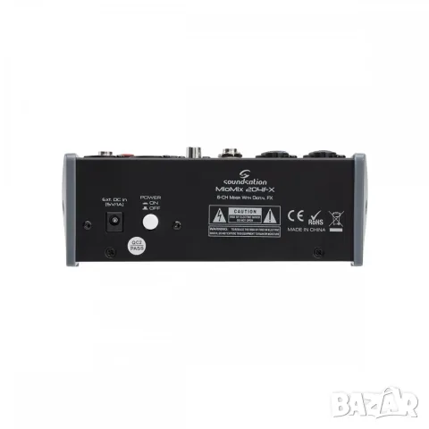 Продавам миксер Soundsation MIOMIX 204FX – нов, снимка 3 - Ресийвъри, усилватели, смесителни пултове - 55630502