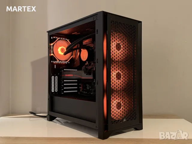 Геймърски компютър Ryzen 5 5600x, RX5700XT, 32GB, водно охлаждане, снимка 7 - Геймърски - 55191168
