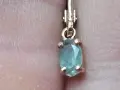 ЗЛАТНИ ОБИЦИ С ЕСТЕСТВЕН АЛЕКСАНДРИТ СЕРТИФИКАТ , снимка 3