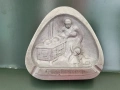 Рекламен пепелник на печка БАЛКАНЪ ЦАРСТВО БЪЛГАРИЯ , снимка 1