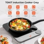 Ново!!! Индукционен котлон TOKIT, Автоматично разпознаване на тиган, 2100W, снимка 2