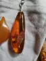 кехлибар. висулка. брошка., снимка 2