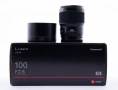 Panasonic Lumix S 100mm f/2.8 Macro - Leica L - КАТО НОВ, Пълен комплект, снимка 2