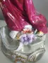 Meissen фигура 36см-1,4кг/еротика/Майсен порцеланова статуетка на момиче с цветя и шал, снимка 13