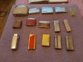 Маркови запалки винтидж на газ и бензин 15 броя Austria,Origin,Rowenta,Hadson,Marlboro,Penguin и др., снимка 1