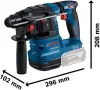 НОВ Перфоратор + Bosch GBH 18V-22 Professional; 18 V; 1.9 J; SDS-plus - 24 МЕСЕЦА ГАРАНЦИЯ, снимка 2