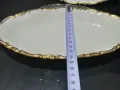 старинен порцелан чинии елипси, снимка 3