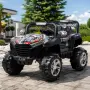 Детско електрическо бъги 4×4 с дистанционно, LED, USB и MP3 – 4 мотора, бяло, снимка 1
