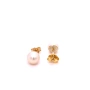 Златни обеци с перли 1,82гр. 14кр. проба:585 модел:40077-1, снимка 2