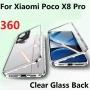 Xiaomi Poco X8 Pro 5G / Двоен 360° магнитен кейс калъф с камера протектор, снимка 1