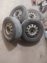Джанти и гуми 185-60-14 от VW 4x100мм, снимка 1
