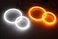 Cotton LED ангелски очи за БМВ, ГОЛФ, ХОНДА. и самозатъмняващо се фолио за фарове., снимка 5