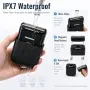 Нова Портативна фолио самобръсначка с двойно плаващо острие IPX7 за мъже бръснене, снимка 5
