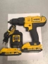 Ударен акумулаторен винтоверт DeWalt DCD776 с 2 батерии DCB183 и зарядно DCB1102, снимка 1