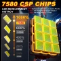 H7, H4 LED Крушки с мини проекторни лупи | 7580 CSP Чип, висока мощност, снимка 5