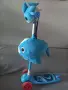 Тротинетка 3 колела с плюшено животинче Sharky + Каска, снимка 1