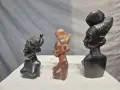 Африкански дървени женски фигури, снимка 4