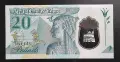 Египет. 
20 паунда.
 Полимер . UNC., снимка 1