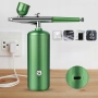 Аерограф, Bedee, 0,3 мм, зелен, 2000 mAh, безжичен, снимка 5