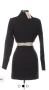 Дамска черна рокля, XS, Missguided, снимка 2