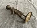 Старинна бронзова масивна статуетка, снимка 4