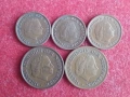 1 и 5 цента 1954-71 г. Нидерландия, снимка 2