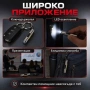Силен червен лазер за котки кучета показалка лед фенер ключодържател, снимка 3