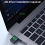 Безжичен адаптер Wifi 6 + Bluetooth 5.4, USB, 900Mbps, 2.4/5.8Ghz за лаптоп, компютър, снимка 5