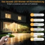 LED прожектор за открито с детектор за движение – 25W, снимка 4