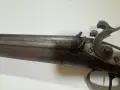 Стара двуцевна капсуна пушка, снимка 8