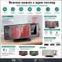 Електронен настолен часовник с проектор таван LED дигитален термометър аларма будилник USB на ток, снимка 6
