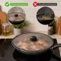 6938 Капак против пръскане при пържене, 2 размера, снимка 4