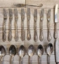 ПОСРЕБРЕНИ Старинни Прибори с ПЕЧАТ, снимка 6