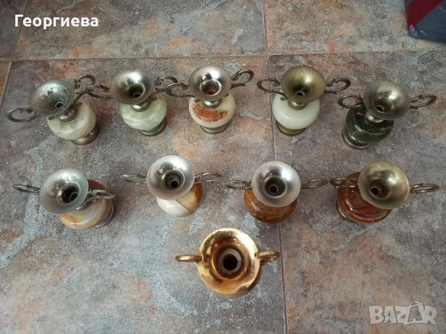 Десет броя фигурки от оникс, снимка 8 - Декорация за дома - 54822474