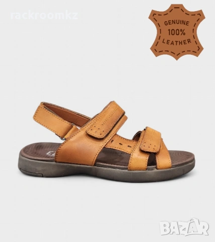 Мъжки кожени сандали в кафяво S526-2 brown