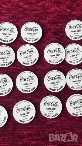 редки винтидж Coca-Cola POG/Milk Caps от 1996 г., част от колекцията "Coke Cap"., снимка 9 - Колекции - 55275575