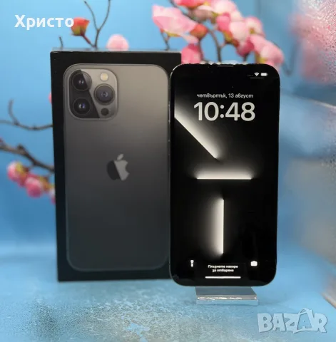 ПЕРФЕКТЕН!!! Apple, iPhone 13 Pro Max, 128GB, 5G, Graphite
