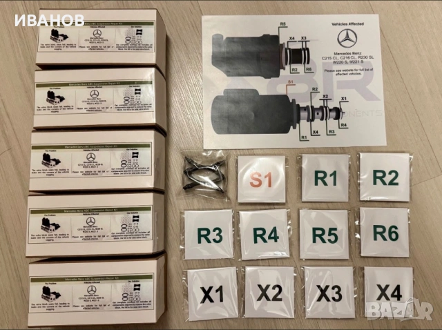 Mercedes ABC (Active Body Control) ремонтен комплект, снимка 3 - Аксесоари и консумативи - 54486273