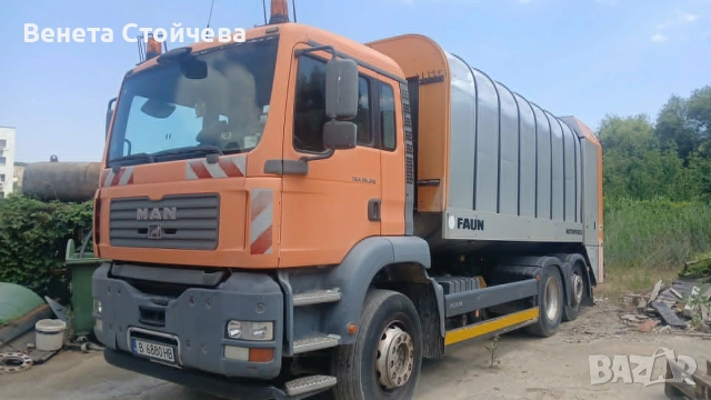 Продавам сметоизвозващ камион МАН, снимка 7 - Камиони - 55059226