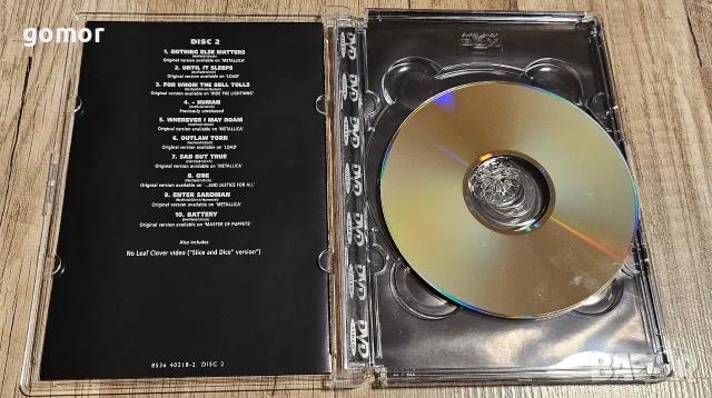 Metallica – S&M оригинален комплект 2 DVD с концерт и симфоничен оркестър, снимка 13 - CD дискове - 55564066