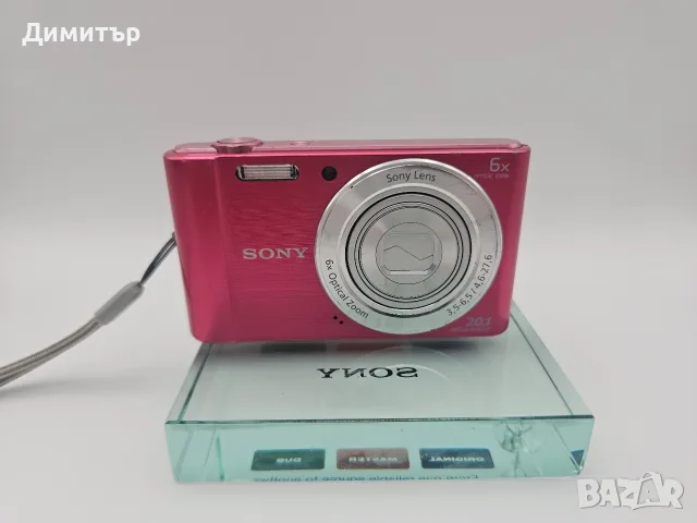Sony cybershot W810 дигитален фотоапарат камера digital camera pink 20mp, снимка 2 - Фотоапарати - 55390050