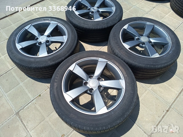 Джанти Audi ROTOR 16" 5x112 с гуми 205/55/16, снимка 6 - Гуми и джанти - 55030256
