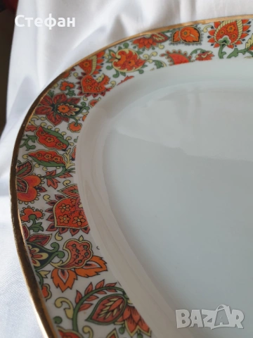 Порцеланово плато Изида, снимка 4 - Антикварни и старинни предмети - 54271299