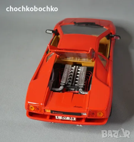 Maisto LAMBORGHINI DIABLO Метален модел спортна кола 1/18, снимка 6 - Колекции - 55688811