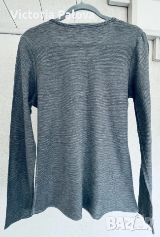 Дамска блуза Marc O'Polo тип „хенли", меланж, снимка 8 - Блузи с дълъг ръкав и пуловери - 54311404