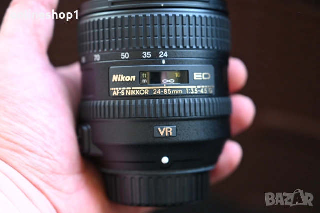 Обектив Nikon AF-S FX NIKKOR 24-85mm f/3.5-4.5G ED VR, снимка 3 - Обективи и филтри - 54402802