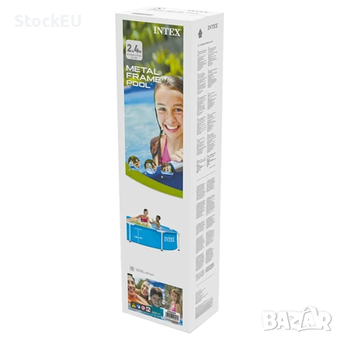 Сглобяем басейн Intex 28205NP 1828л 244см Голям басейн, снимка 7 - Басейни и аксесоари - 55007915