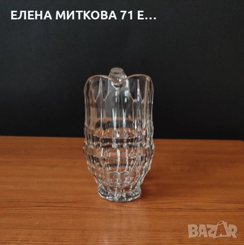 Каничка и захарница от кристално стъкло, снимка 14 - Аксесоари за кухня - 54598463