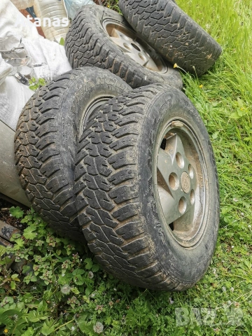16 Джанти с гуми 5х165,1 Land Rover Defender, Discovery 1, Range Rover Classic , снимка 7 - Гуми и джанти - 54411785